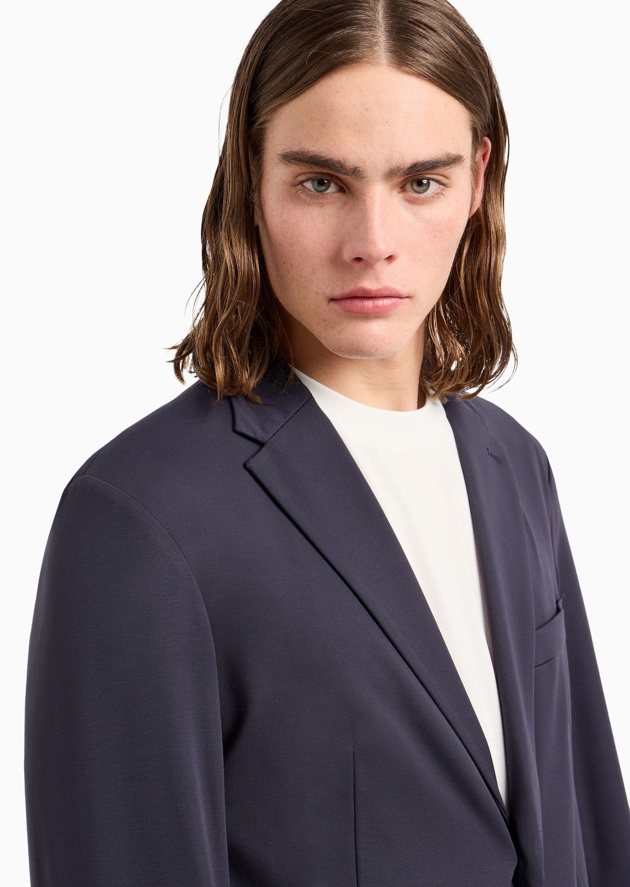 Travel Essentials viscose blend jersey blazer - 5