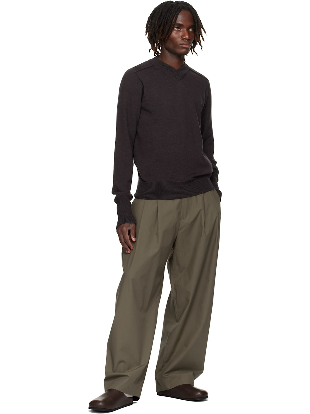 Khaki Yale Trousers - 4