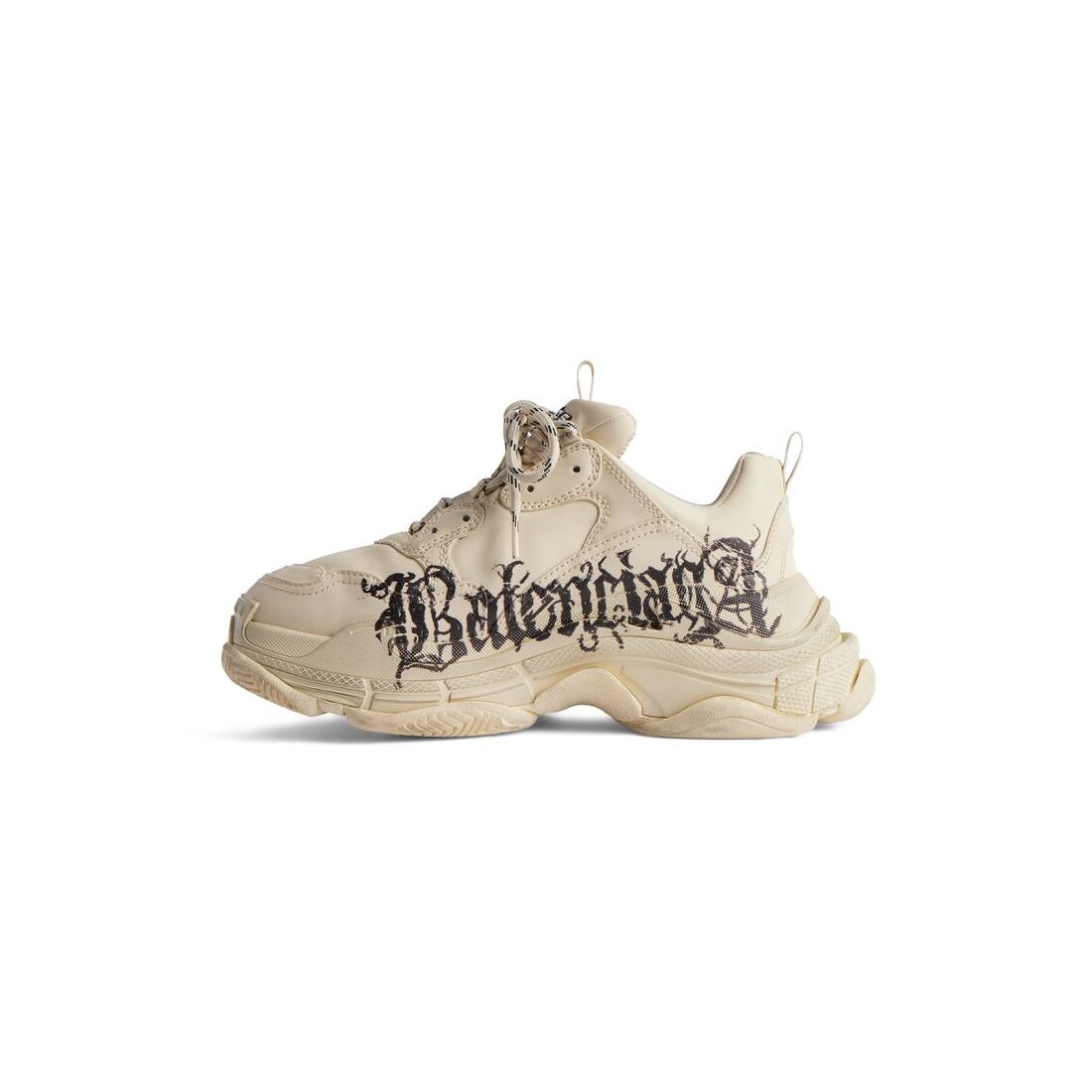 BALENCIAGA Triple s DIY メタル スニーカー Balenciaga Triple S DIY Metal Artwork Black Men's
