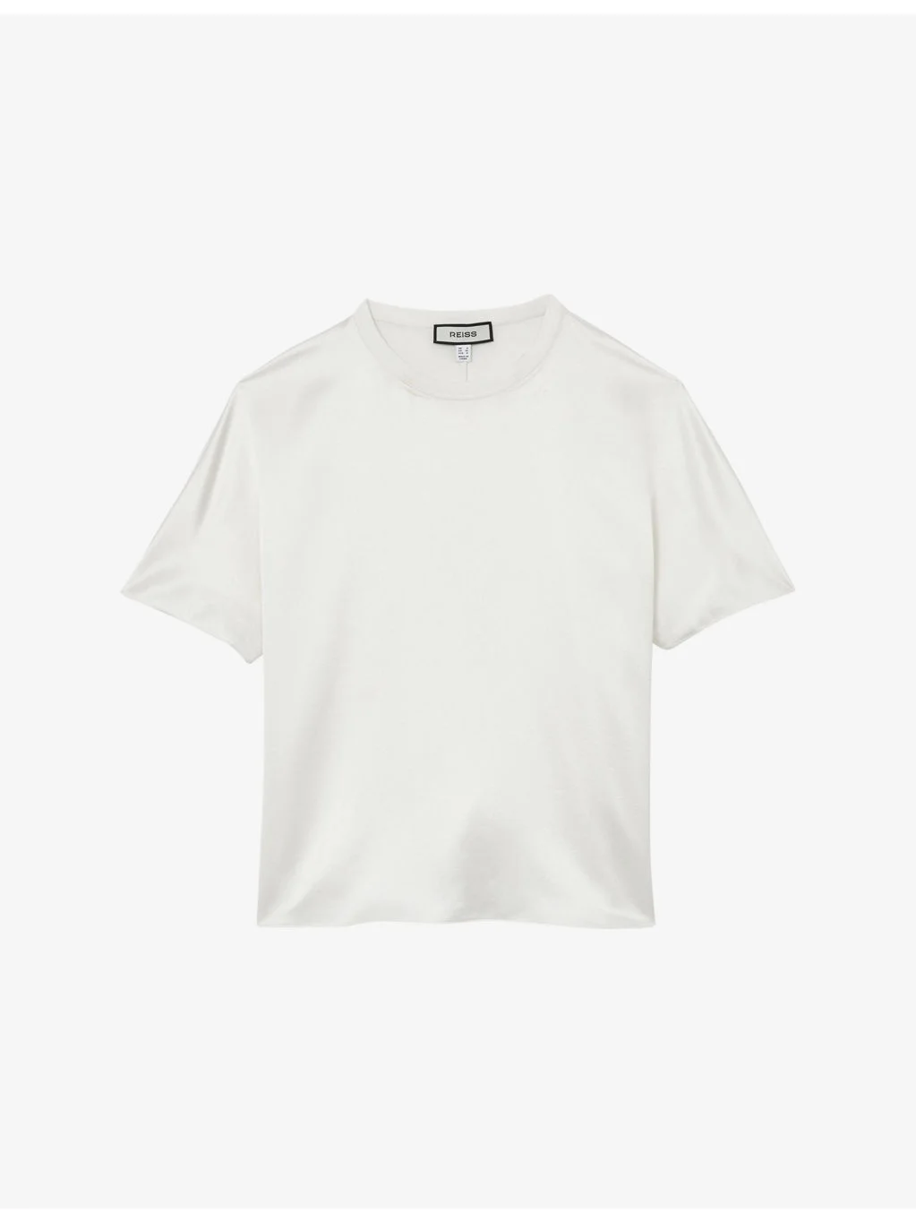 Lena Short-Sleeve Silk Top - 1