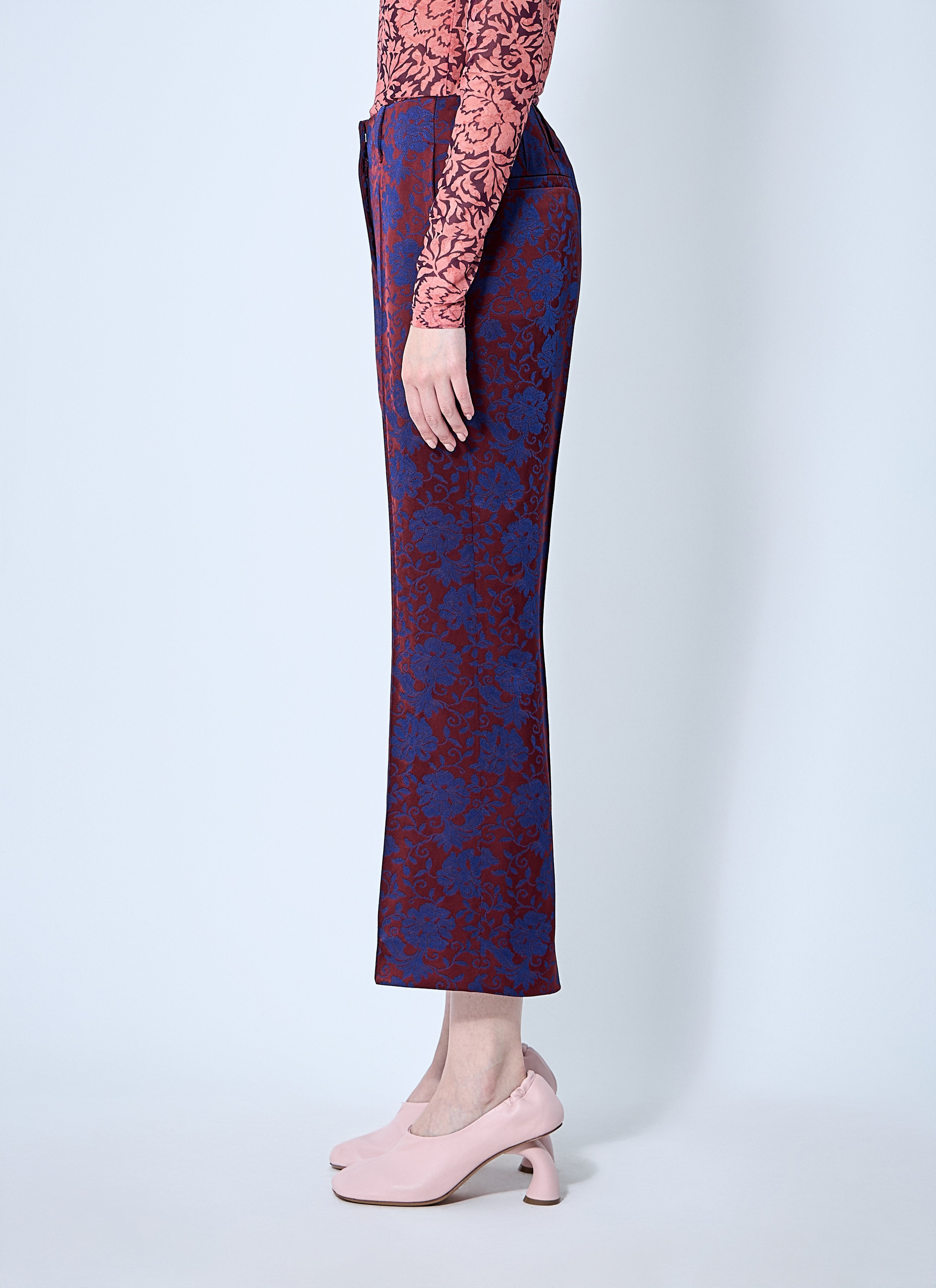Dries Van Noten Women Embroidered Pants - 3