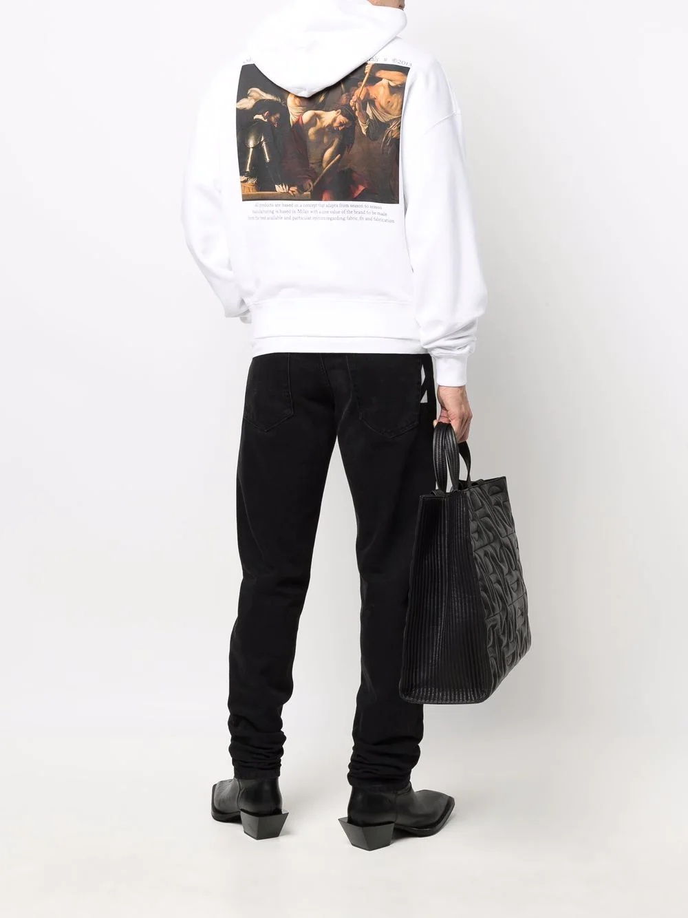 Caravaggio Painting relaxed-fit hoodie - 2