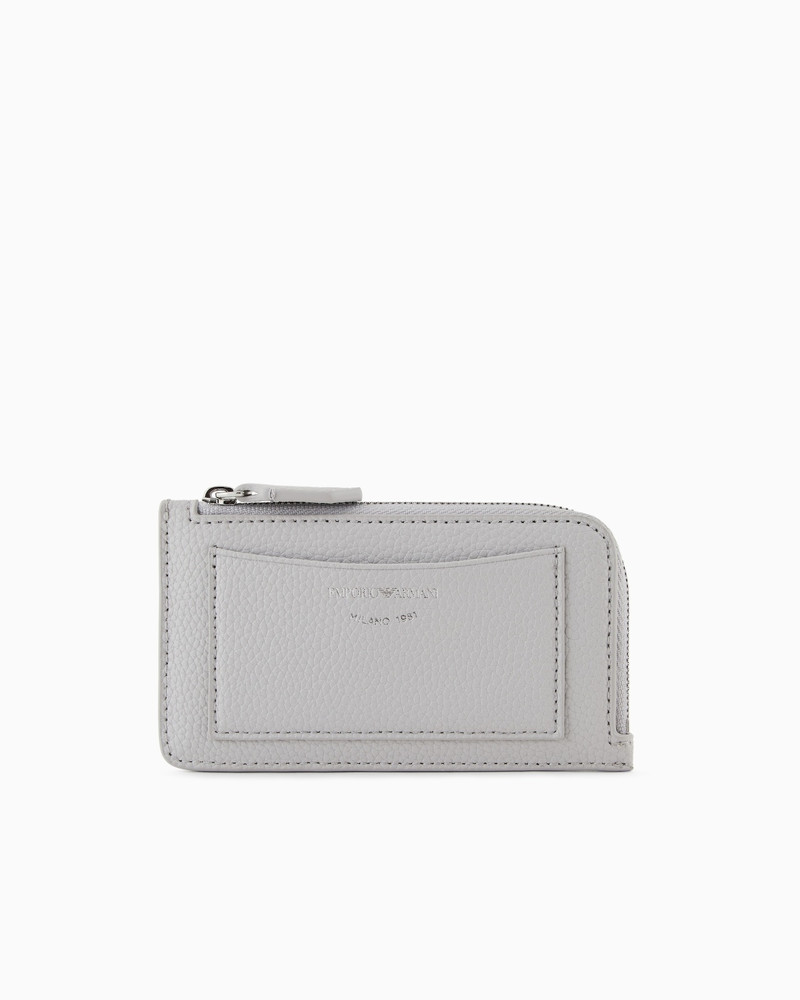 MYEA DEER-PRINT CARD HOLDER WITH WRAP-AROUND ZIP 1