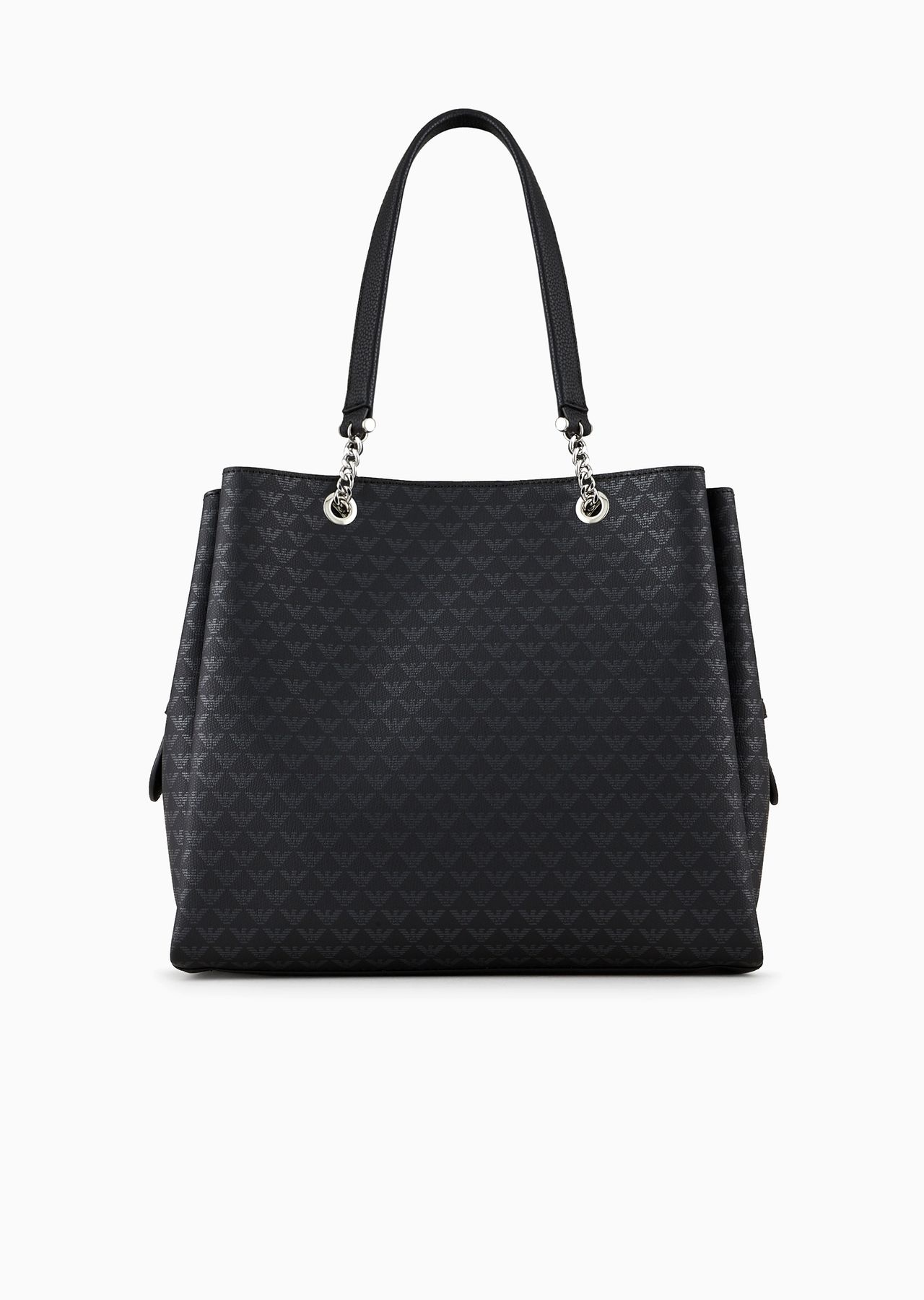 All-over eagle shopper bag with eagle charm - 3