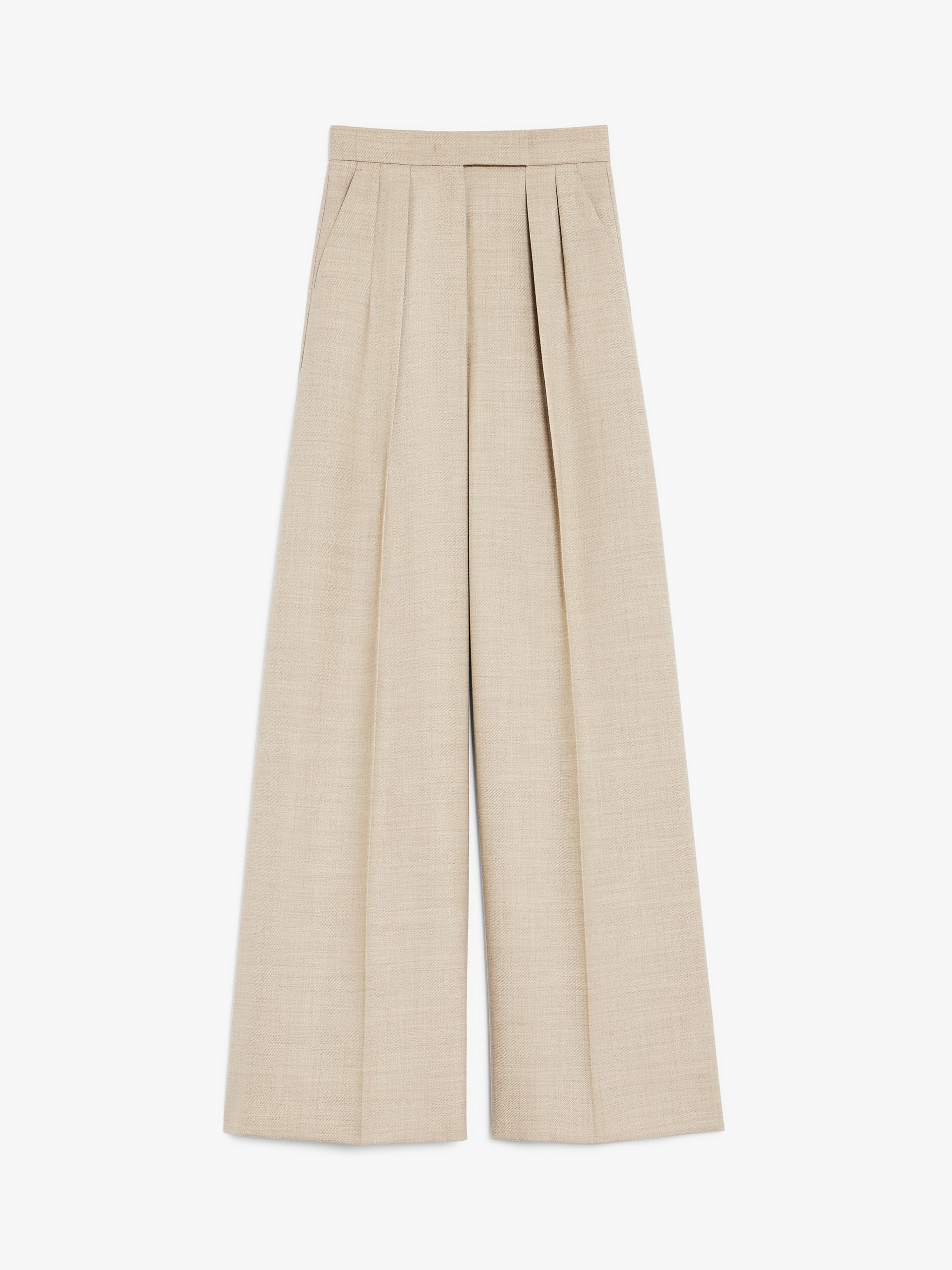 ENTRATA Mélange wool trousers - 1
