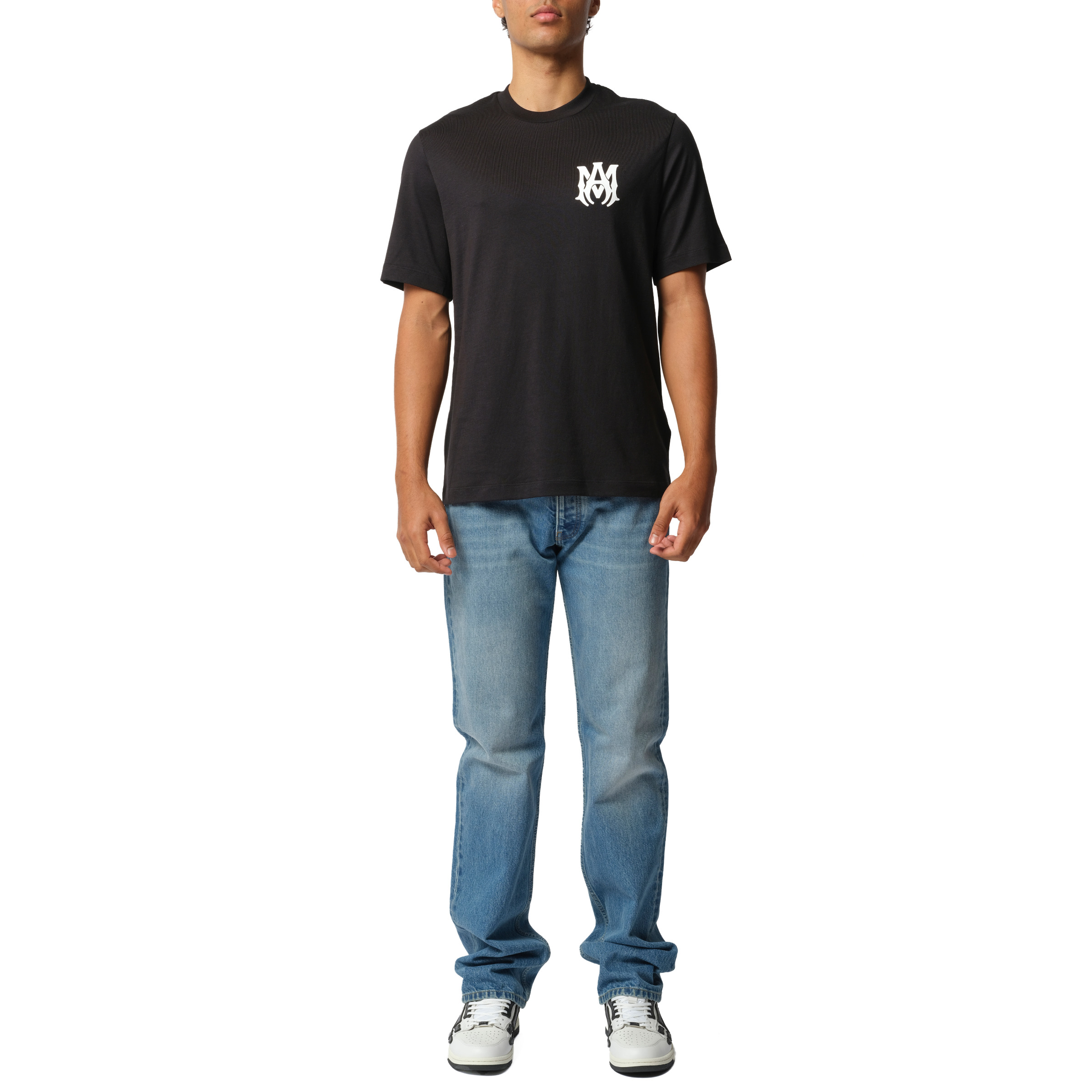 MA Core Logo T-Shirt in Black/White - 4