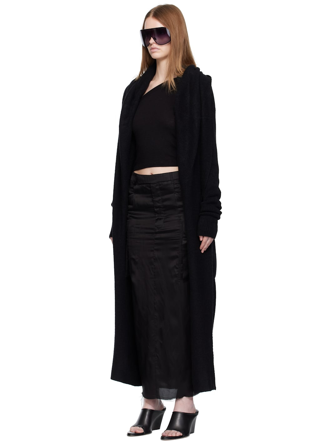 Black Concordians Long Cardigan - 4