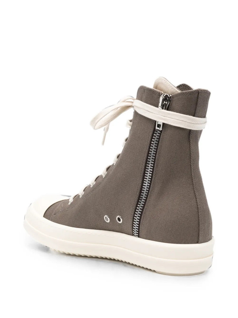 Rick Owens DRKSHDW DENIM SHOES SNEAKS - DUST/MILK/MILK outlook