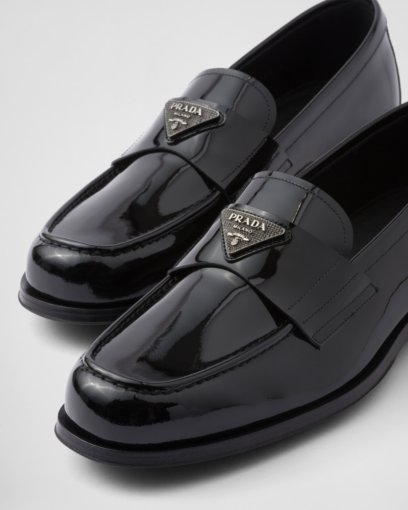 Patent leather loafers 6