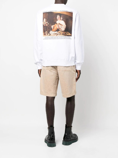 Off-White Caravaggio-print sweatshirt outlook