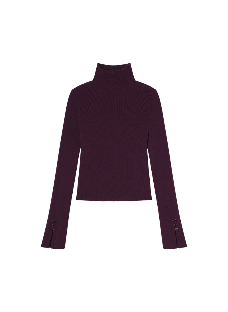 Jett Knit Merino Turtleneck Top 1