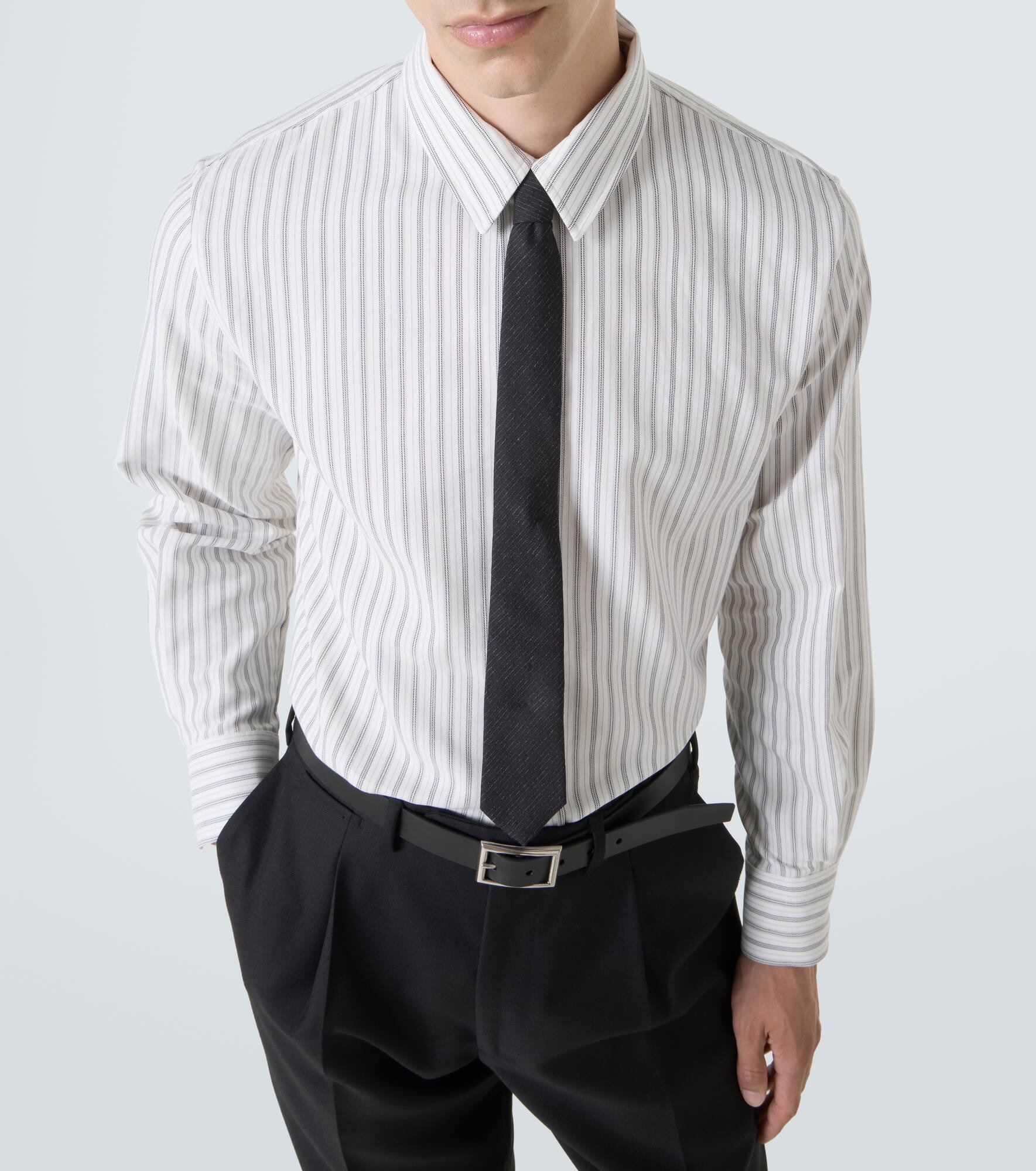 Striped cotton shirt - 6