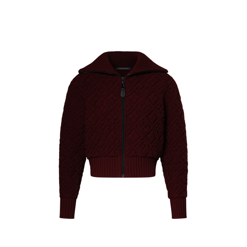 Monogram Flower Toweling Zip-Up Jacket 1