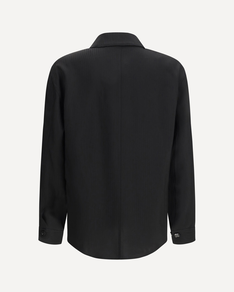 GIORGIO ARMANI Chevron viscose twill Shirt outlook