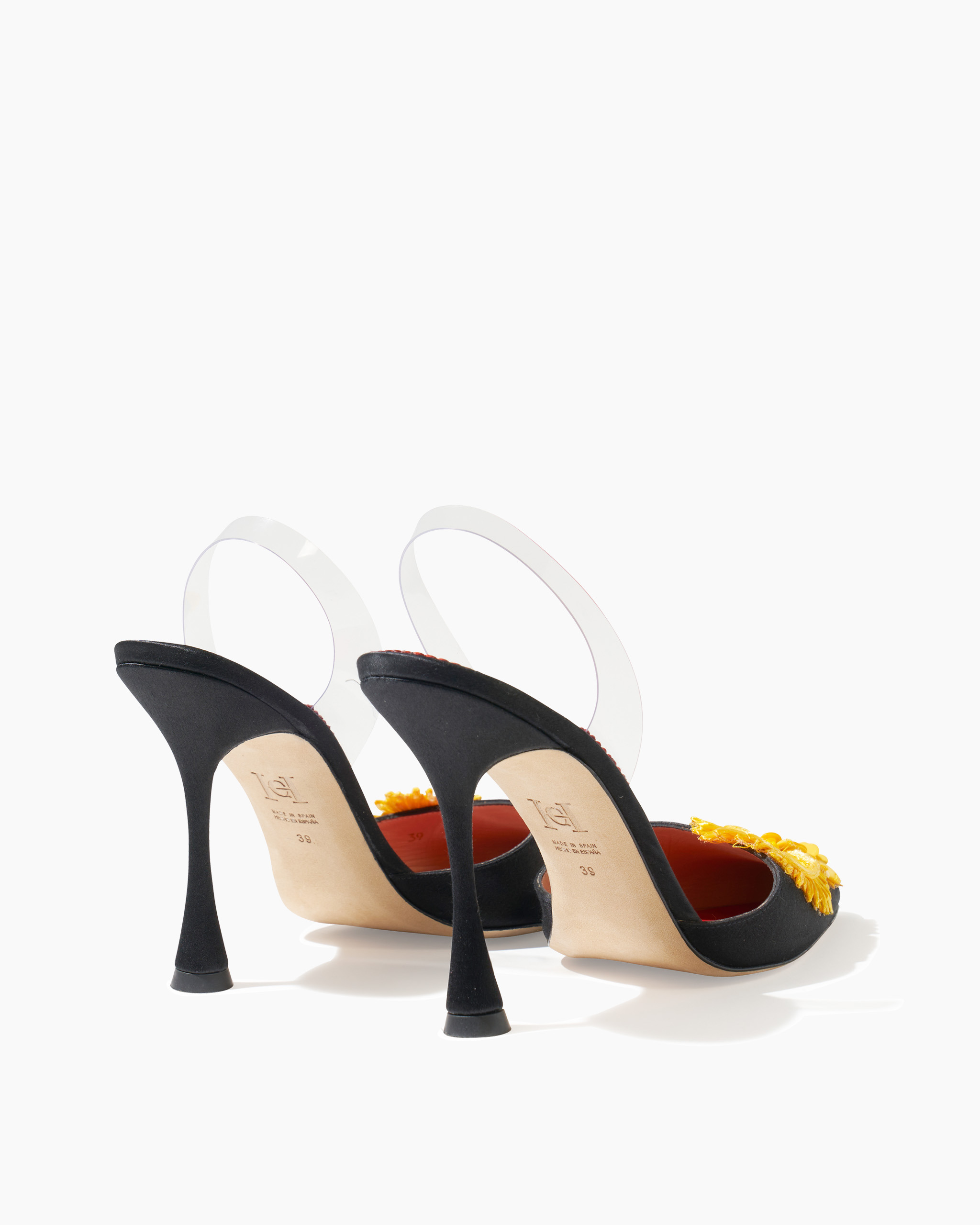 Embellished Kitten Heel Mule - 4
