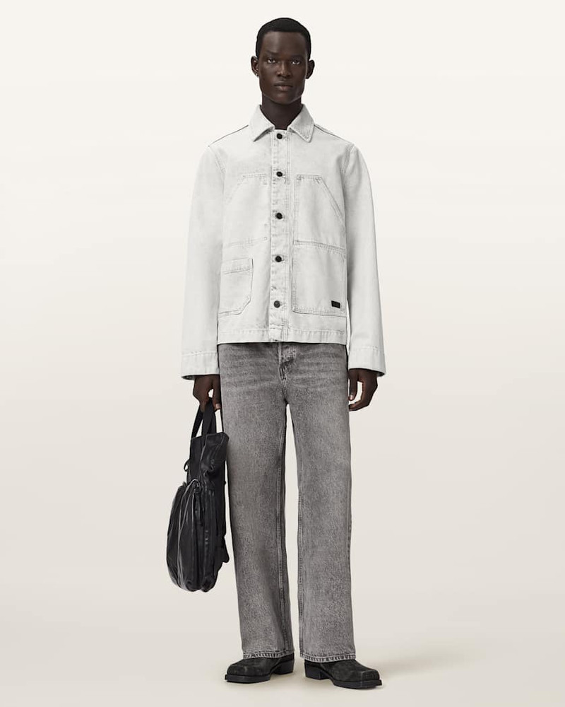 ALLSAINTS MUKESH RELAXED FIT DENIM SHACKET outlook