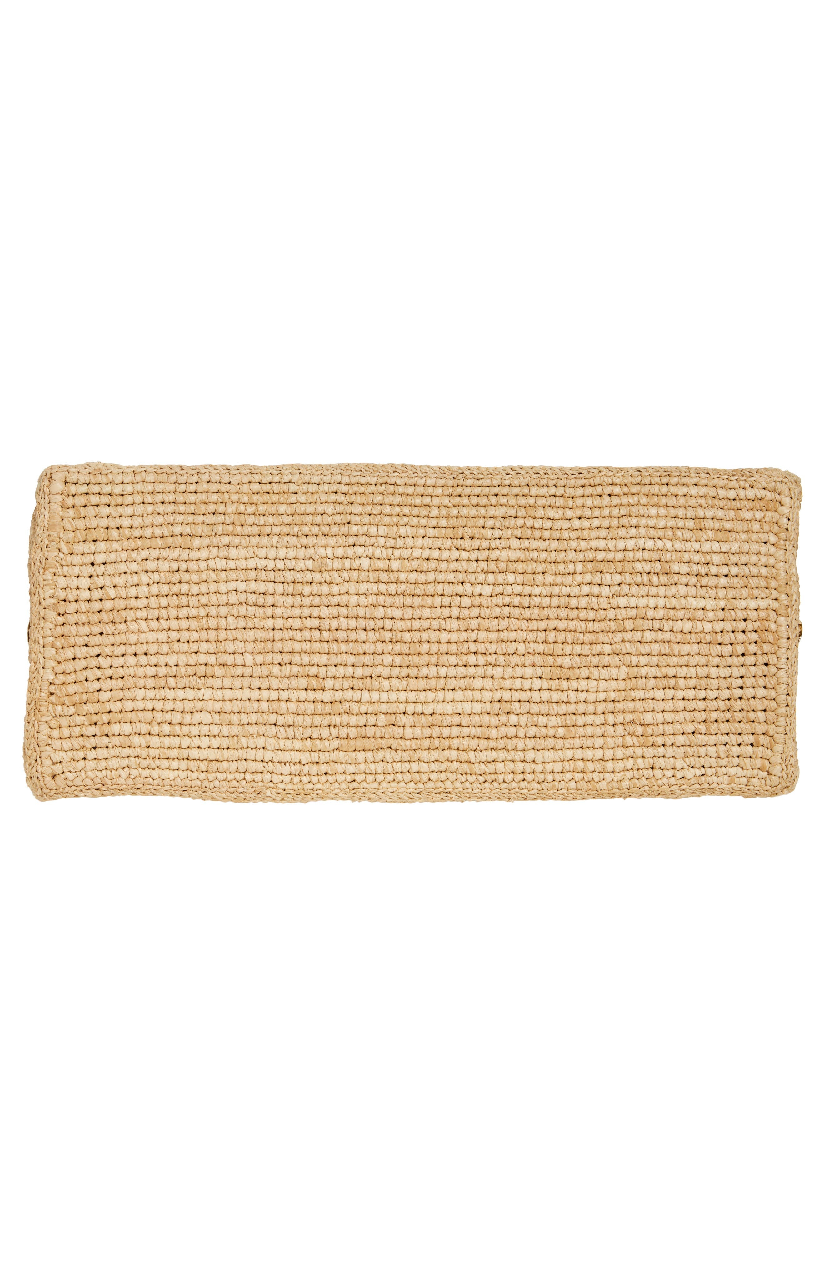 Rabanne Raffia Disc Tote in Natural /Light Gold at Nordstrom - 7