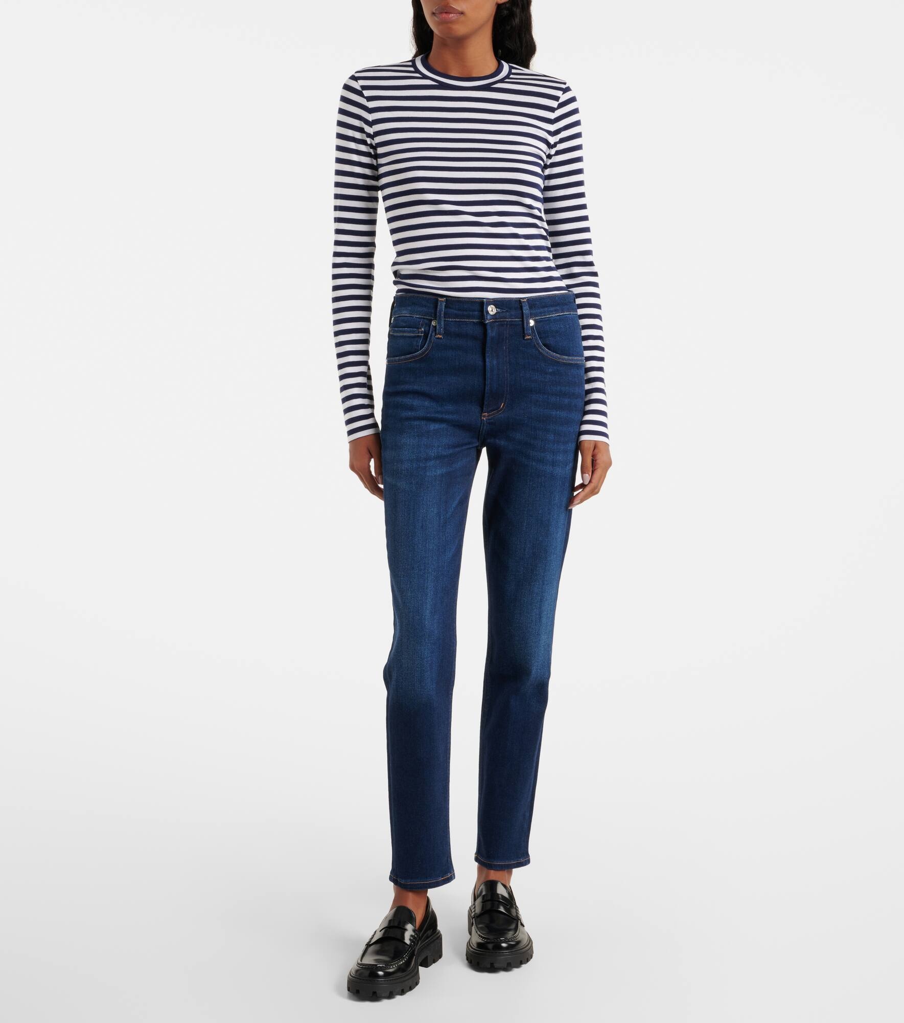 Isola mid-rise slim jeans - 7