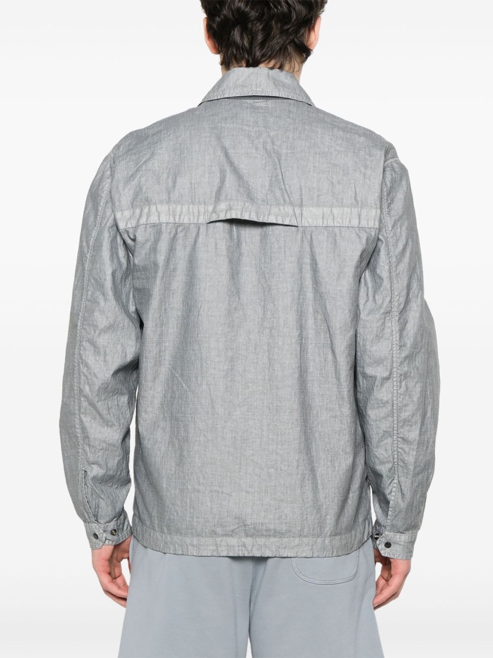 embroidered-logo jacket - 4