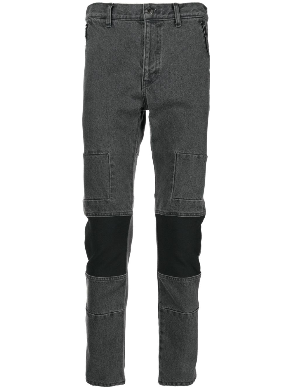 mid-rise slim-cut jeans - 1