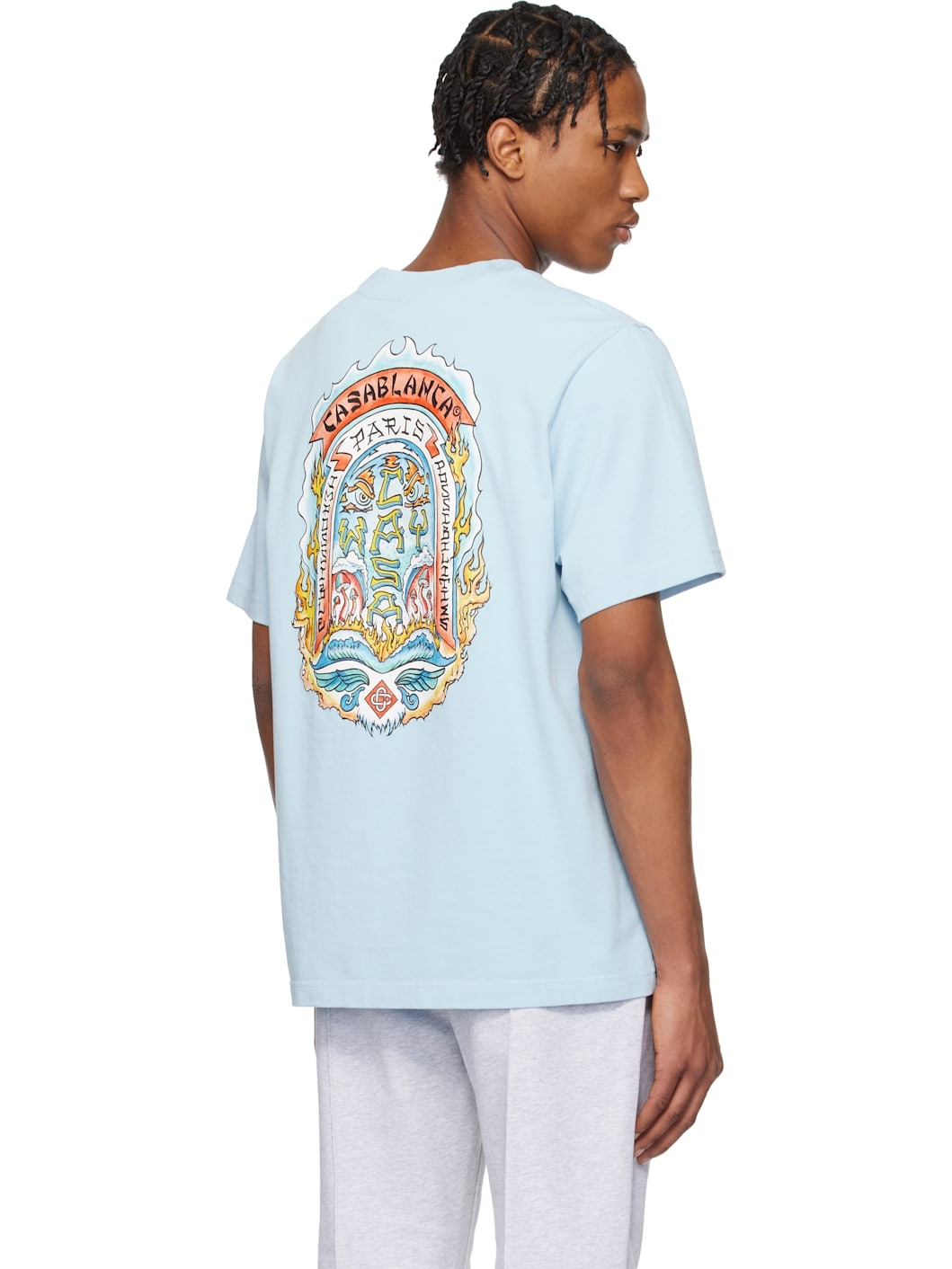 Blue Casa Way Skate T-shirt - 3