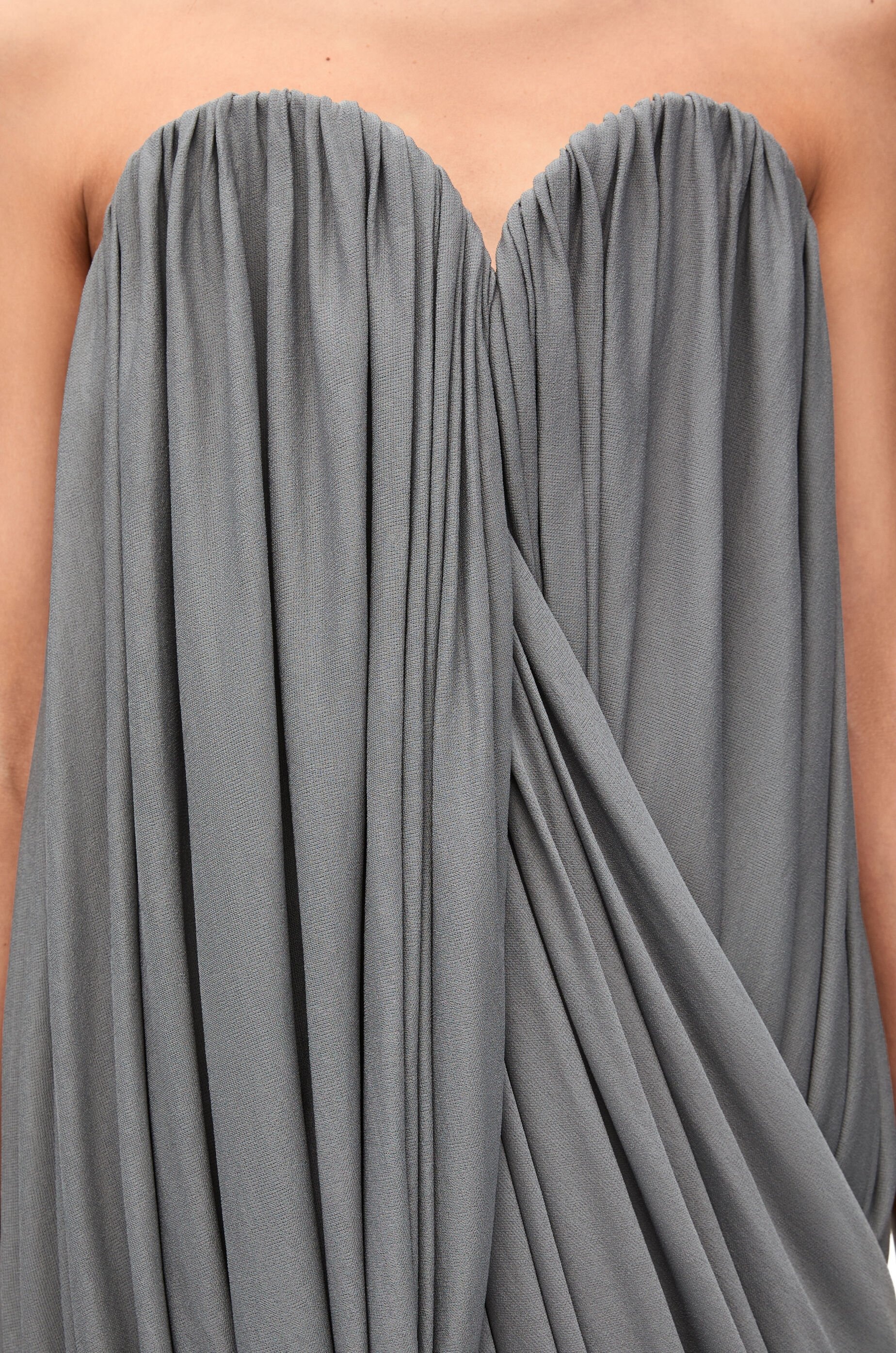 Bustier dress in viscose - 5