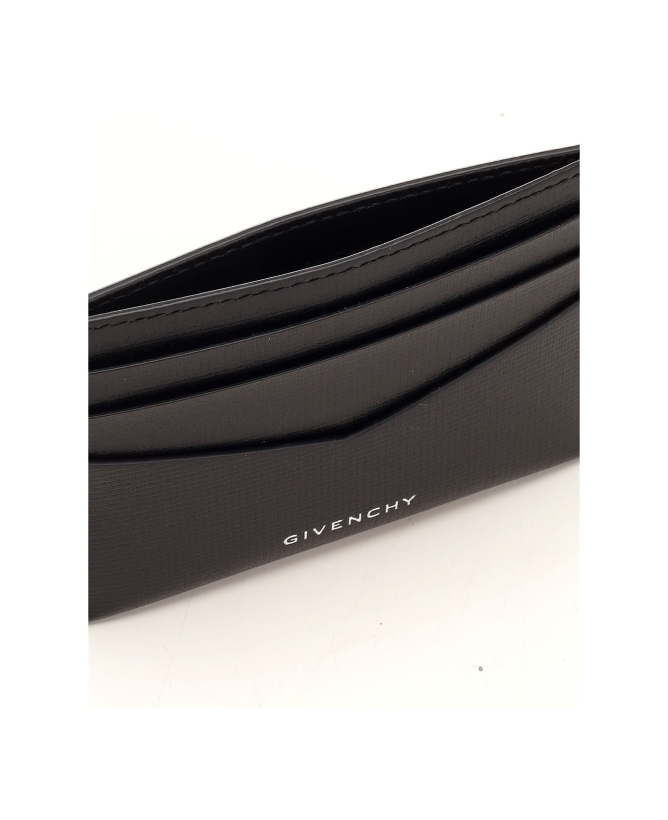 Black Leather Card Holder - 4