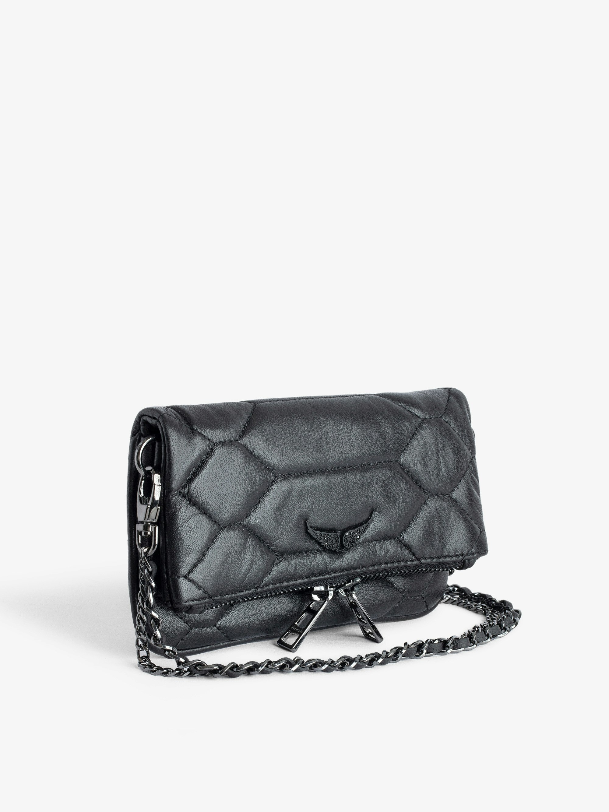 Rock Nano Quilted Leather Clutch - 3