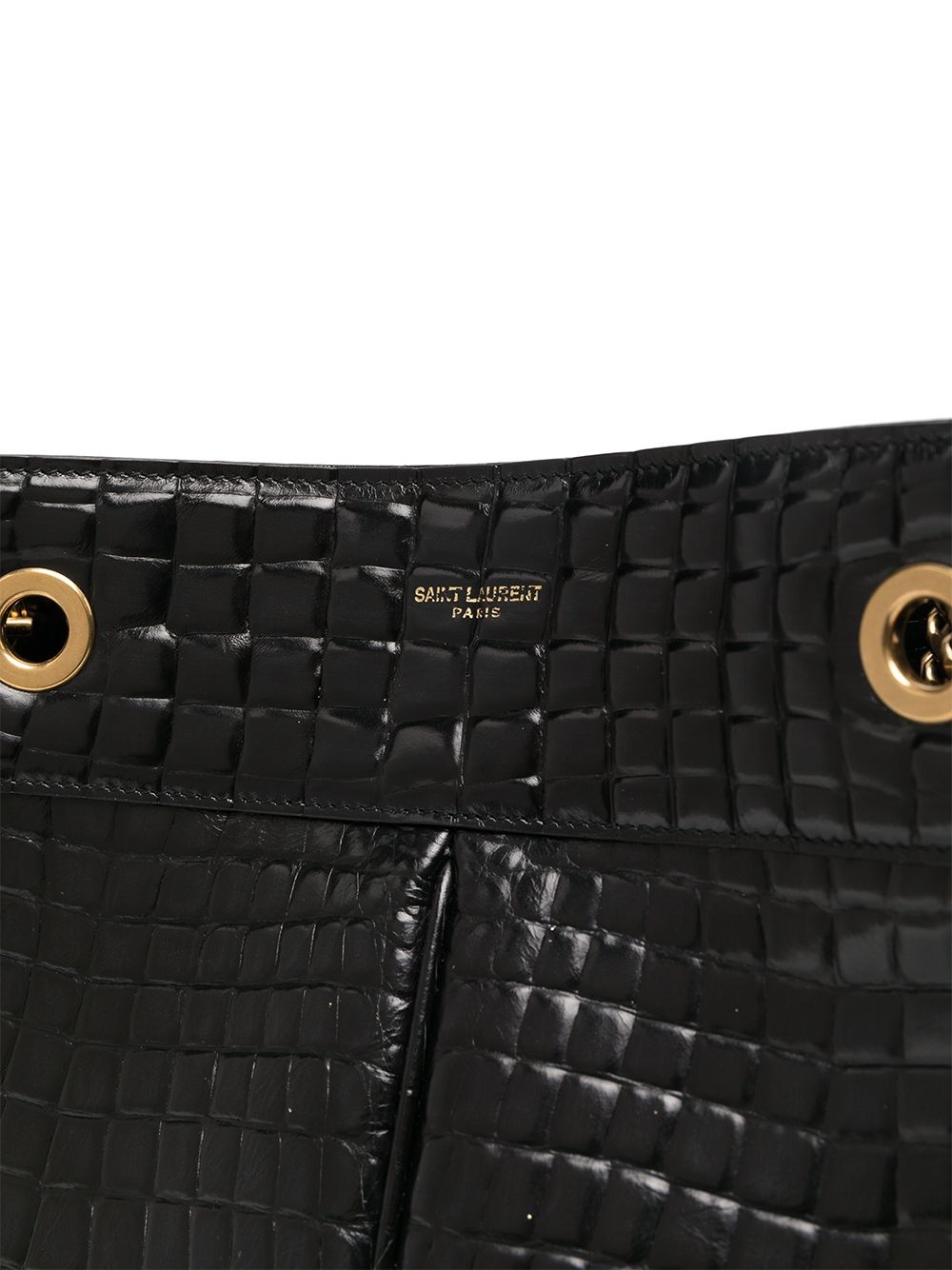 Claude crocodile-effect tote bag - 5