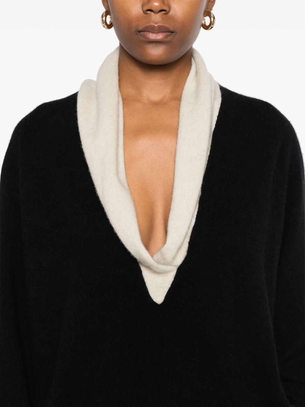 shawl-collar sweater - 5