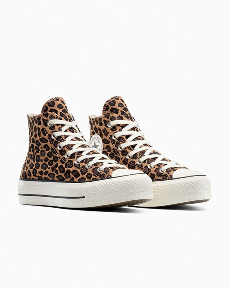 Chuck Taylor All Star Lift Platform Leopard Suede 5