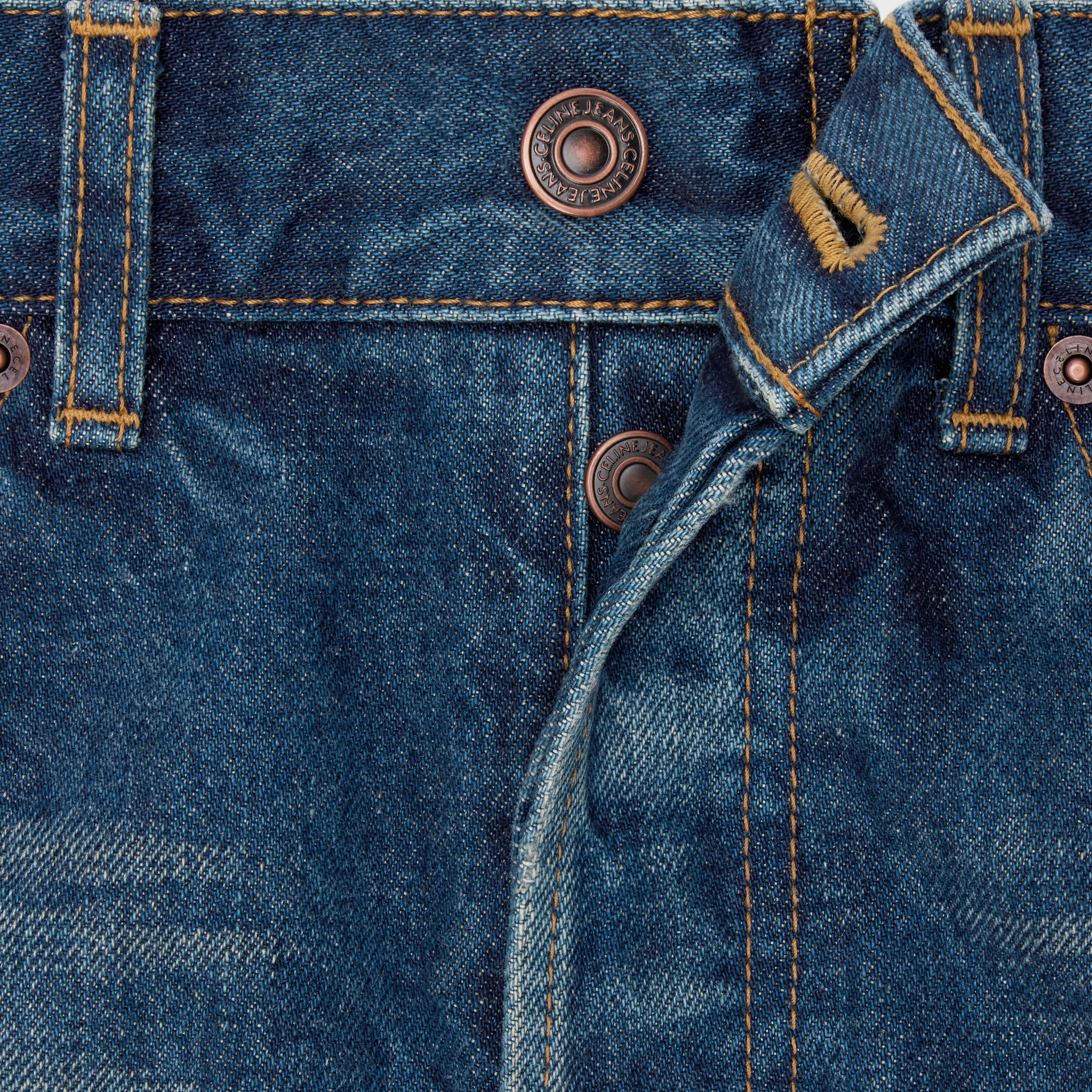 POLLY JEANS IN DARK UNION WASH DENIM - 4