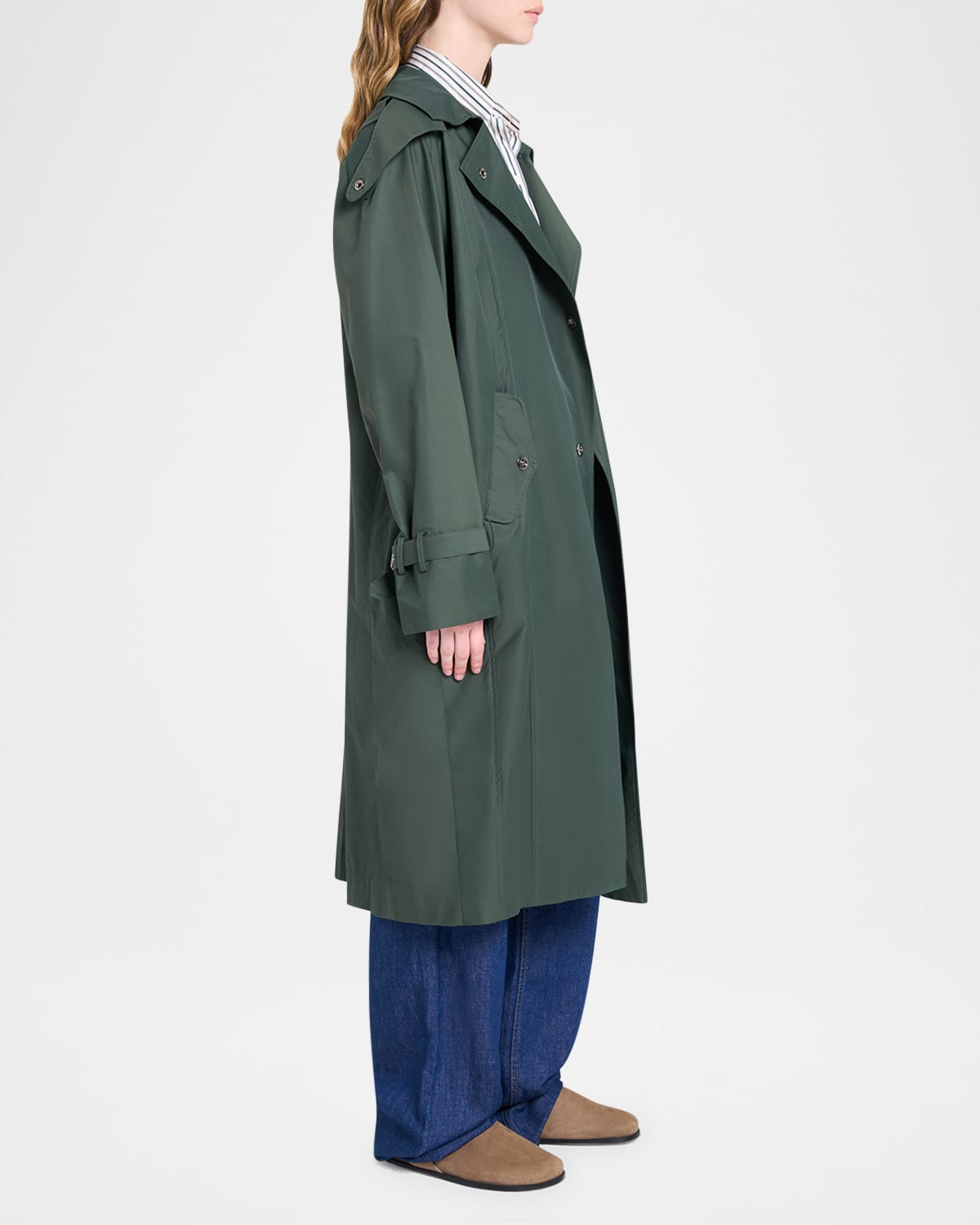 Bogie Long Trench Coat - 5