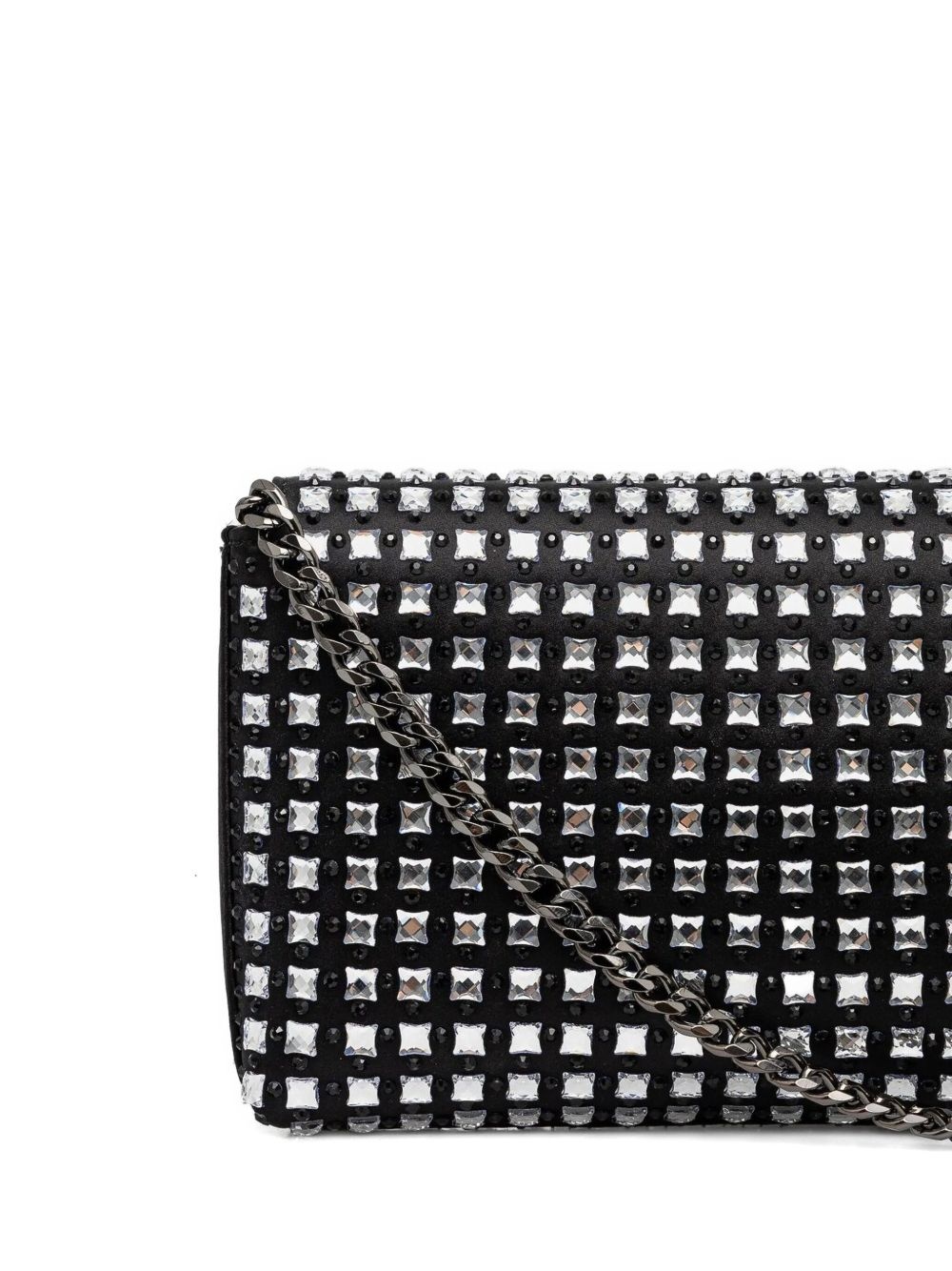 Zalina crystal-embellished clutch bag - 3