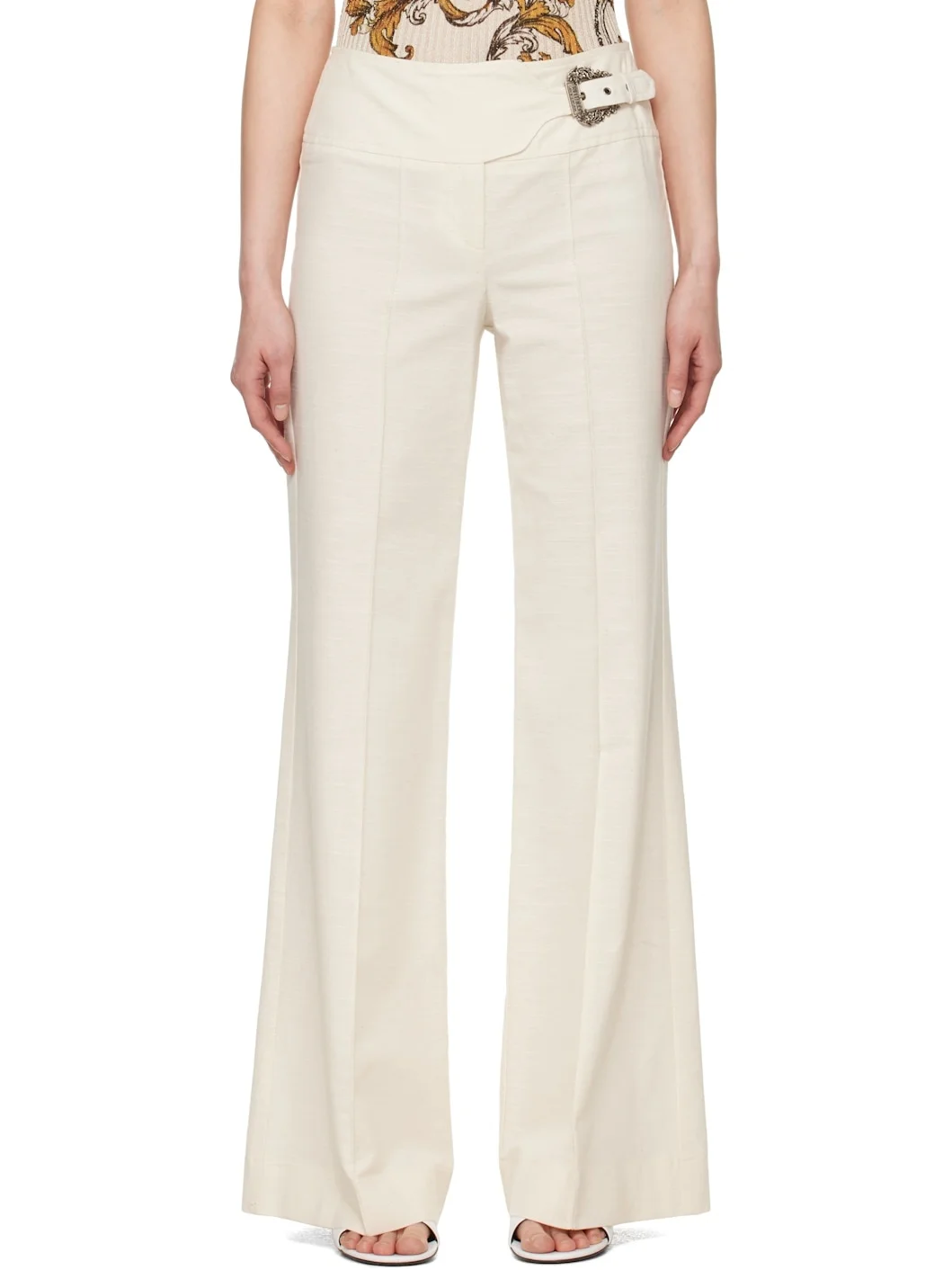 Off-White Baroque Buckle Trousers - 1
