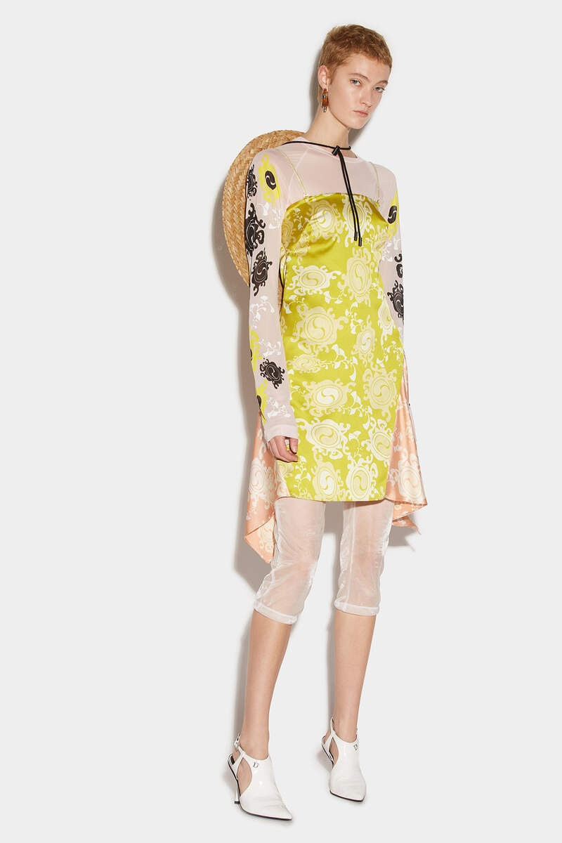 DRAPED STRAPLESS MINI DRESS 1