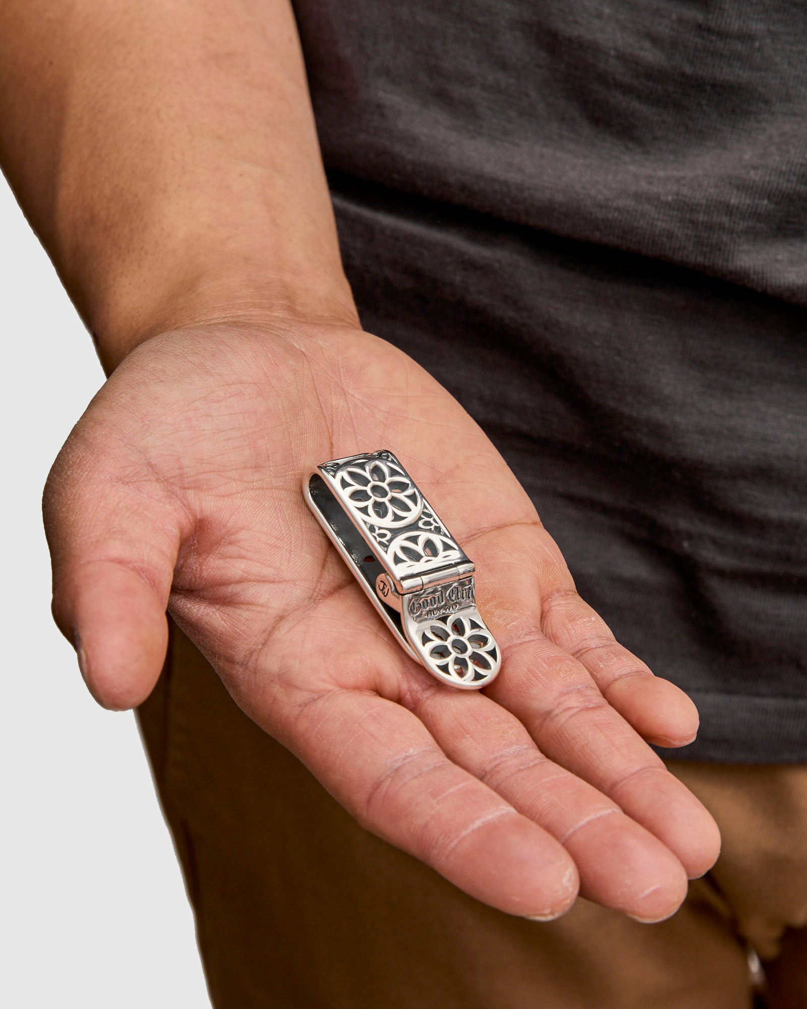 Cream Dream Money Clip in Sterling Silver - 6