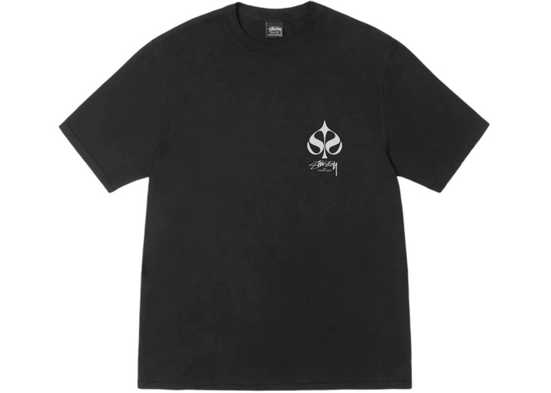 Stüssy Stussy Spade Pigment Dyed Tee Black outlook