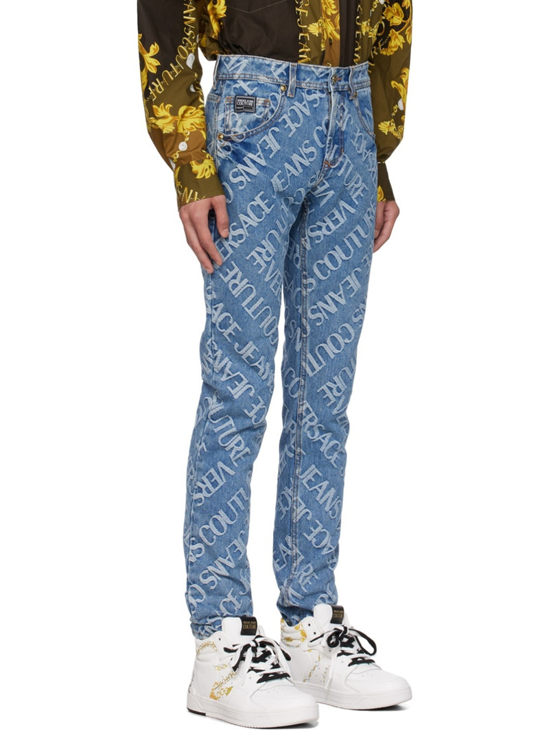 VERSACE JEANS COUTURE Blue Piece Number Jeans outlook