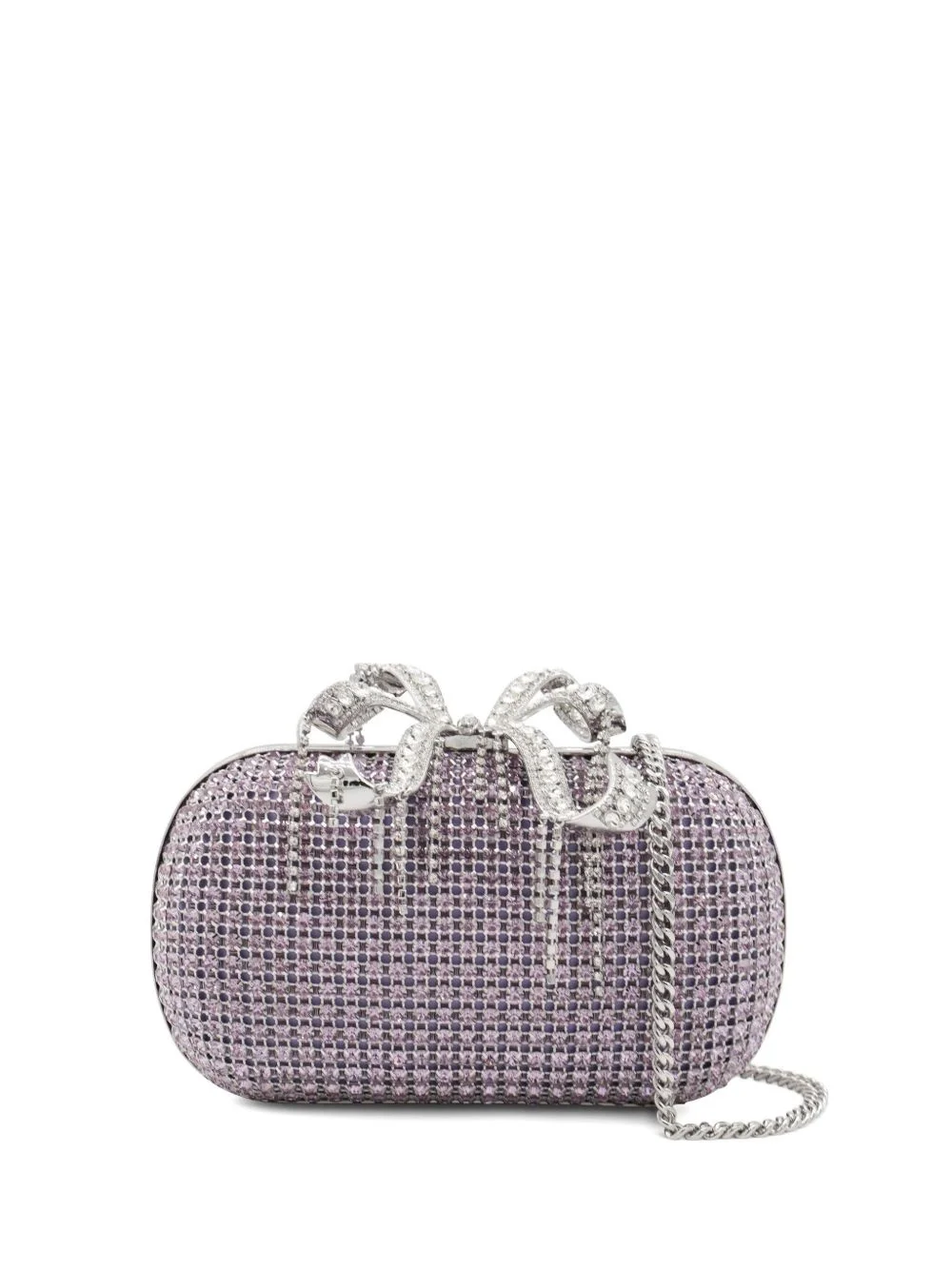 crystal-embellished clutch bag - 1