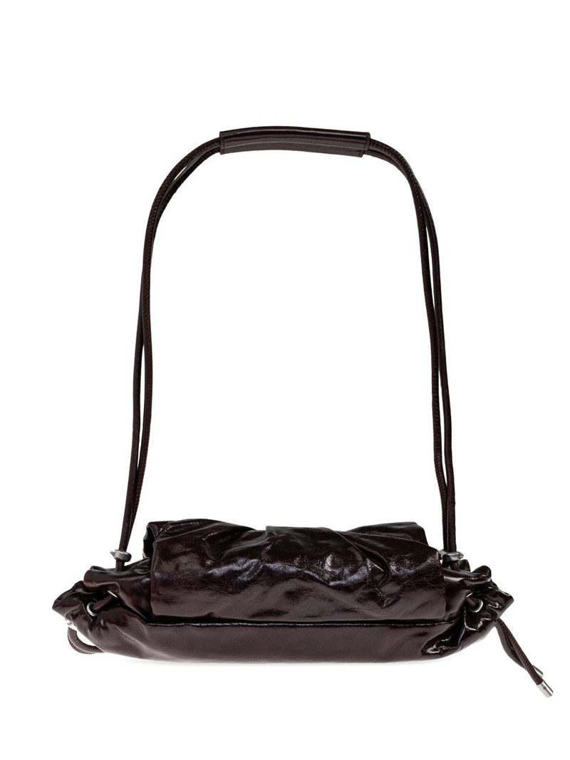 Diesel pleated clasp tote bag outlook