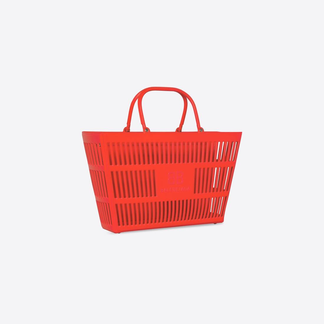 Mag Large Basket Bag in Red - 3