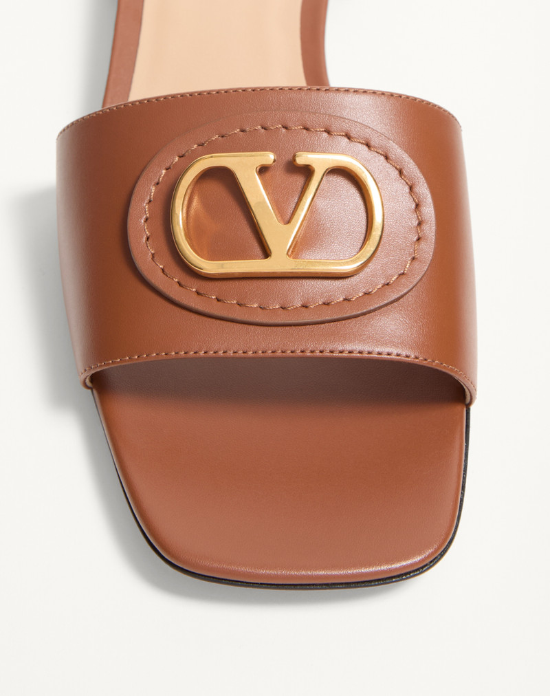 VLOGO SIGNATURE SLIDE SANDAL IN CALFSKIN 20MM 5