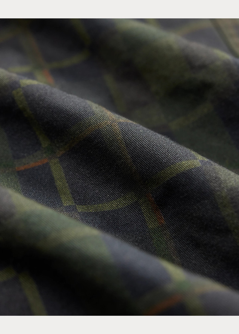 Check-Print Oilcloth Jacket 5
