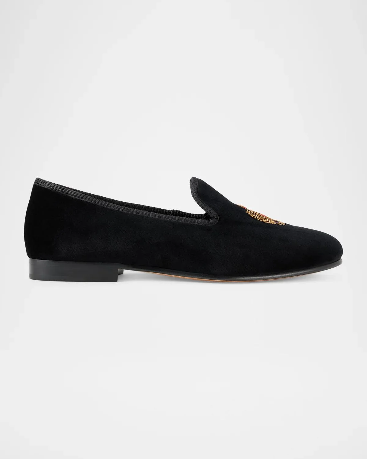 Men's Paxton Logo-Patch Canvas Slippers - 1
