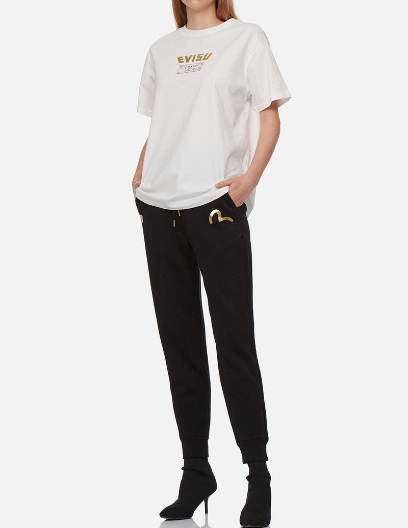 Brocade Kamon Appliqué Sweatpants 6