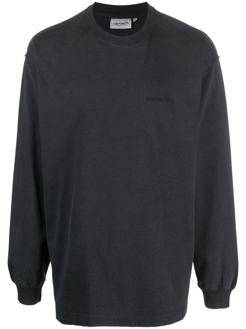 Marfa long-sleeve logo-embroidered T-shirt - 1