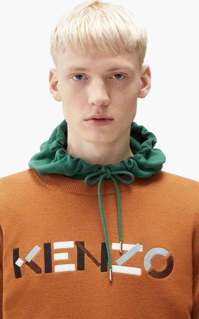 KENZO KENZO Logo merino wool jumper outlook