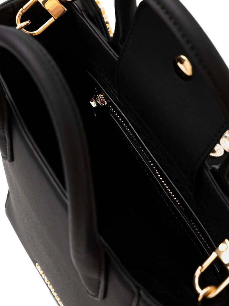 Moschino jewel-embellished top-handle bag outlook