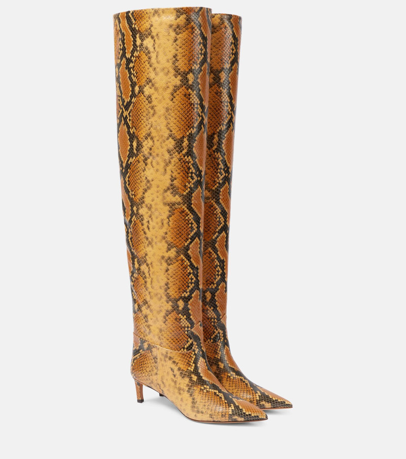 Carolina 55 leather over-the-knee boots - 1